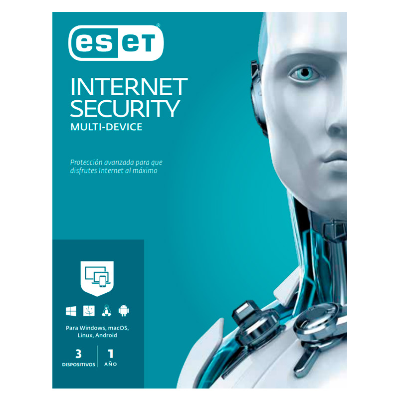 Licencia ESET Internet Security 3PC 1Año