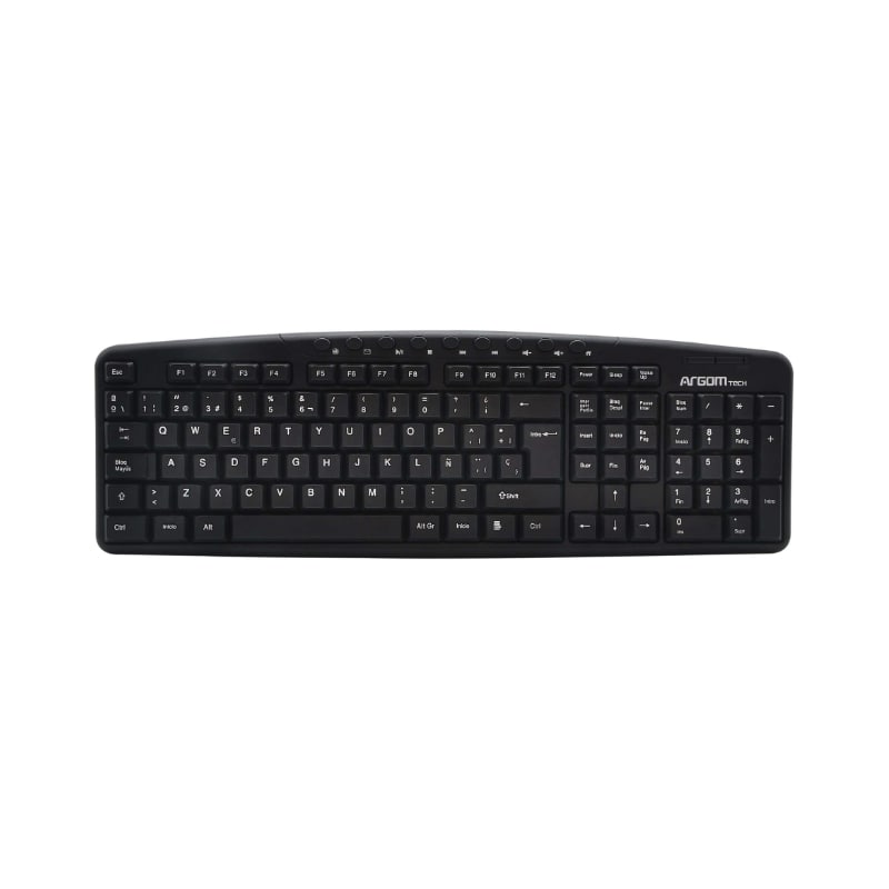 Teclado Alámbrico Argom Multimedia USB Español