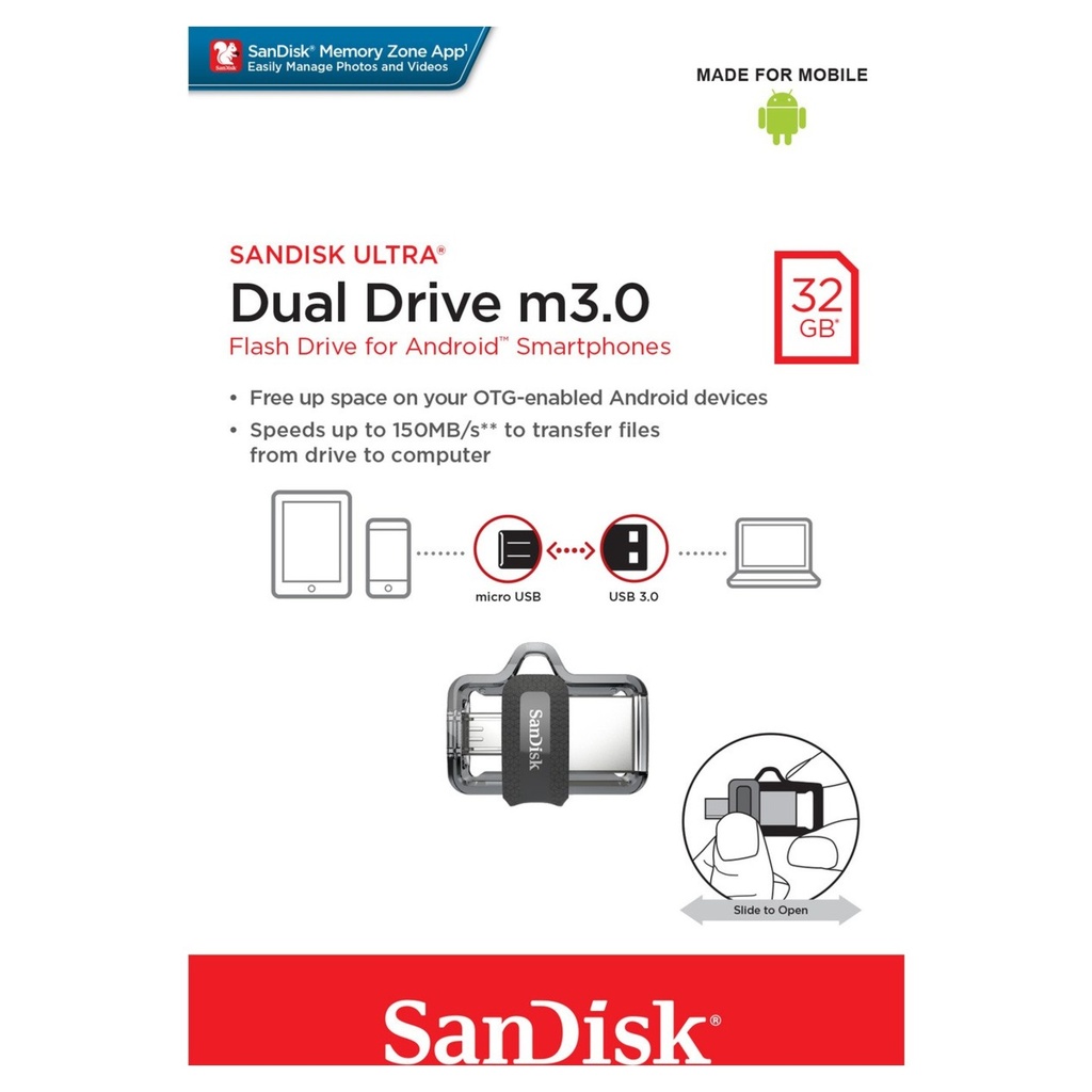 Memoria Sandisk Ultra Dual Drive m3.0 32gb