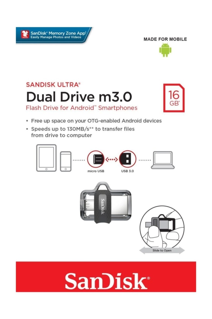 Sandisk Ultra Dual Drive m3.0 16gb