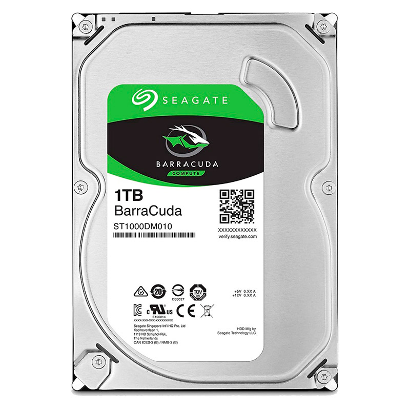 Disco Duro 3.5" 1TB Seagate BarraCuda 7200RPM