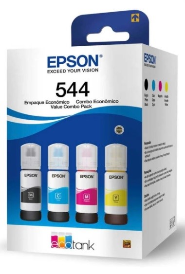 Tinta Epson Kit 4 colores 544
