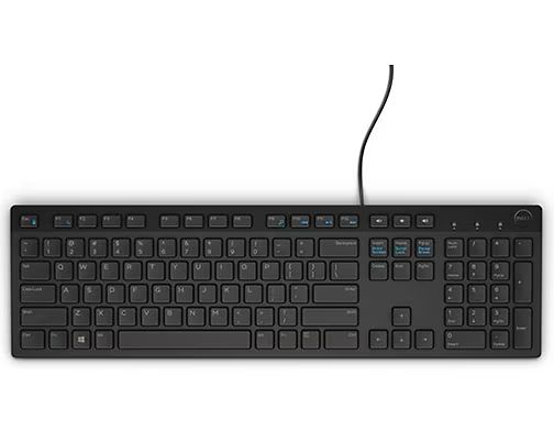 TecladoAlambrico Dell, Usb Kb216 Multimedia Color Negro