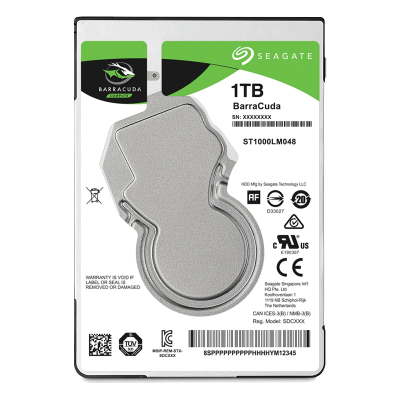 Disco Duro 2.5" 1TB Seagate Barracuda 5400RPM