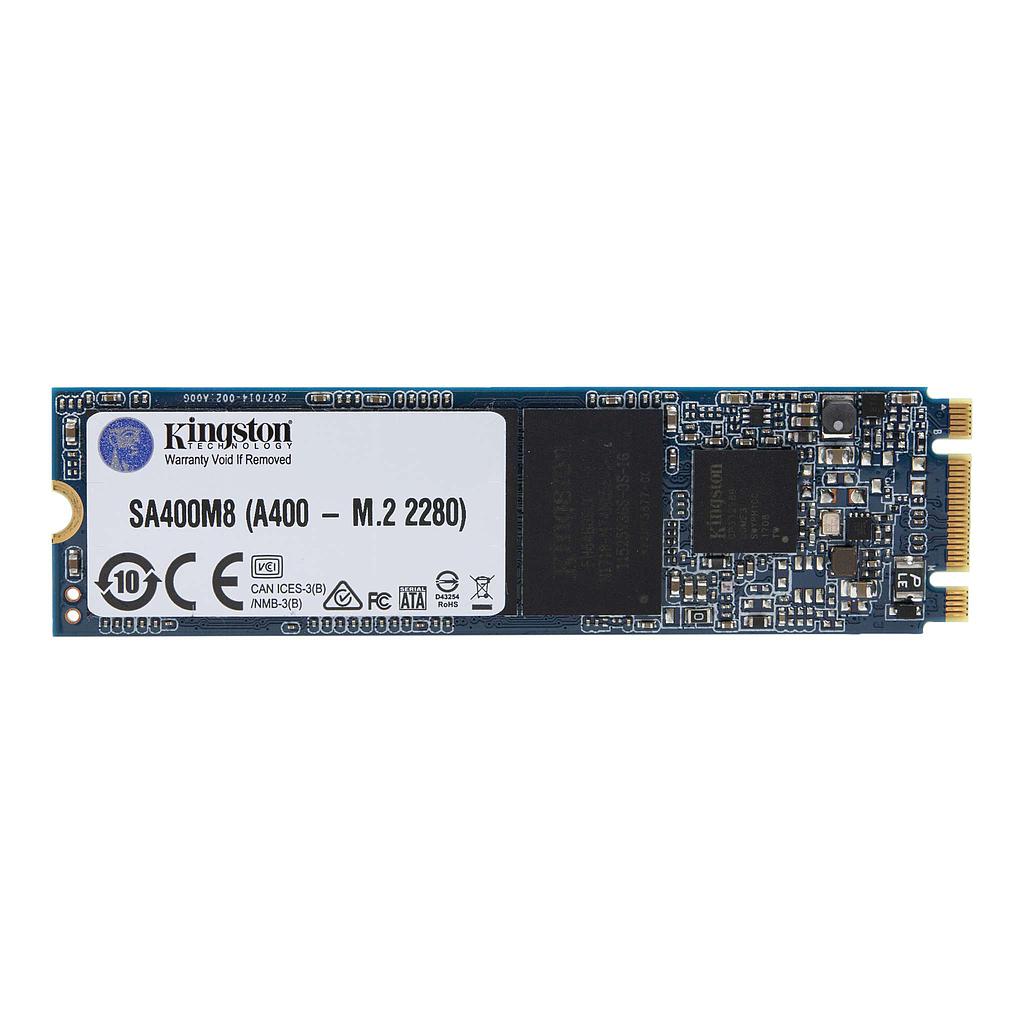 Unidad SSD M.2 2280 480GB Kingston A400 SATA 500Mbps