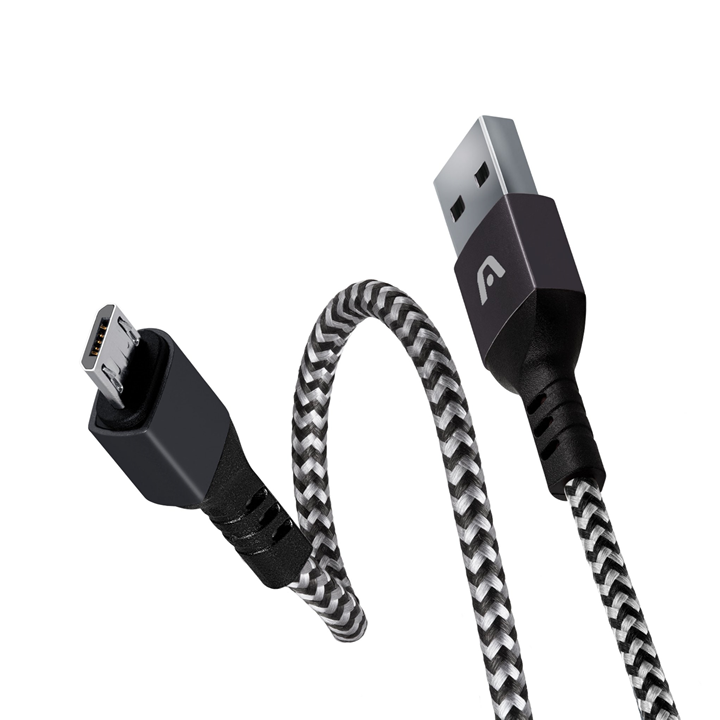 Cable USB a Micro USB Argom ARG-CB-0021BK 1.8 Metros Negro