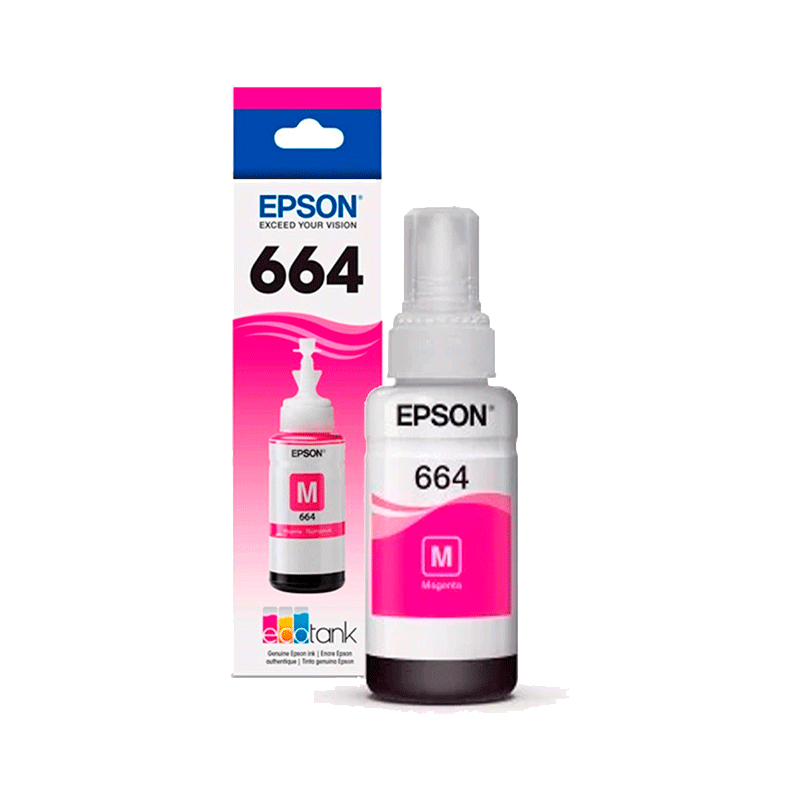 Botella de Tinta Epson T664 Magenta 70ml