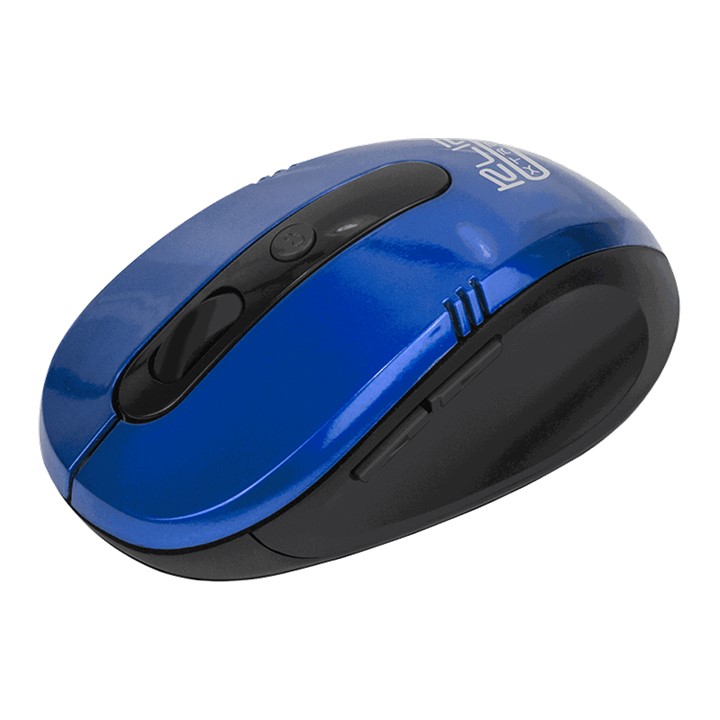 Mouse Inalámbrico Klip Xtreme Vector 3D Óptico 1600DPI Azul