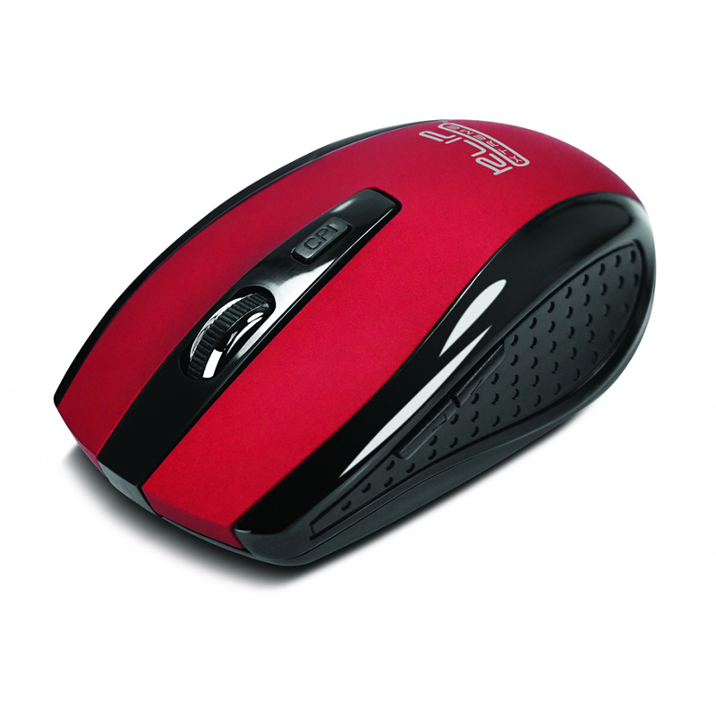 Mouse Inalámbrico Klip Xtreme Klever 3D Óptico 1600DPI Rojo