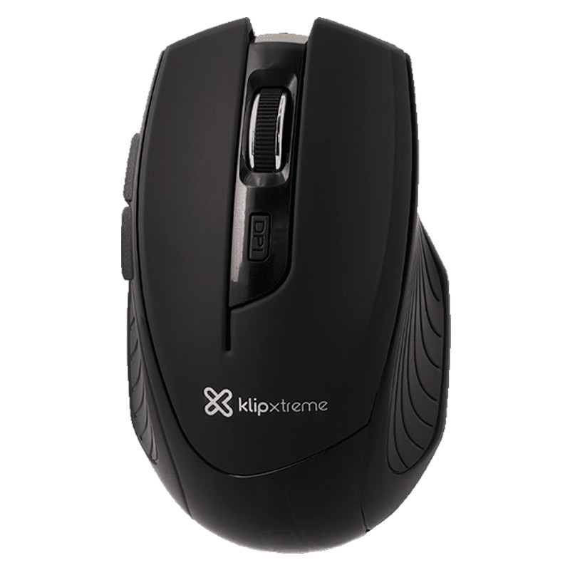 Mouse Inalámbrico Klip Xtreme Vortex Óptico 3D 1600DPI Negro