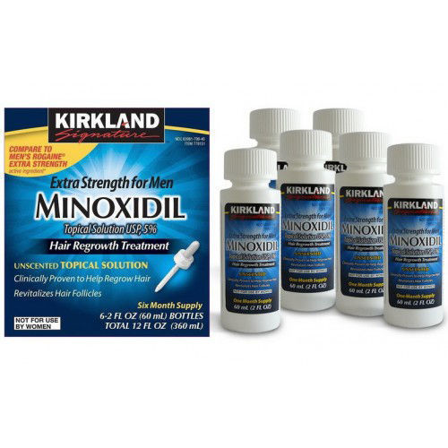 Minoxidil Kirkland 60ml tratamiento 6 meses