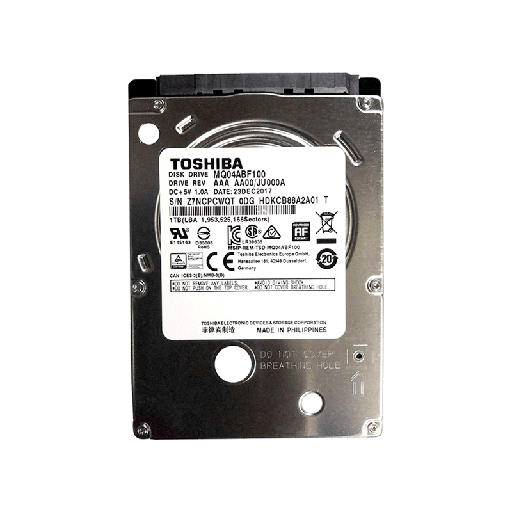 Disco Duro 2.5" 1TB Toshiba SATA 5400 RPM para Notebook