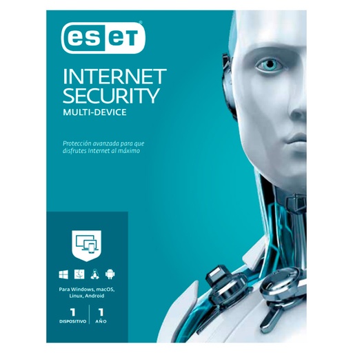 [EISESD-ME1-1P] Licencia ESET Internet Security 1PC 1Año Maestro Estudiante digital instalada (venta solo en tienda)