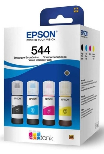 Tinta Epson Kit 4 colores 544