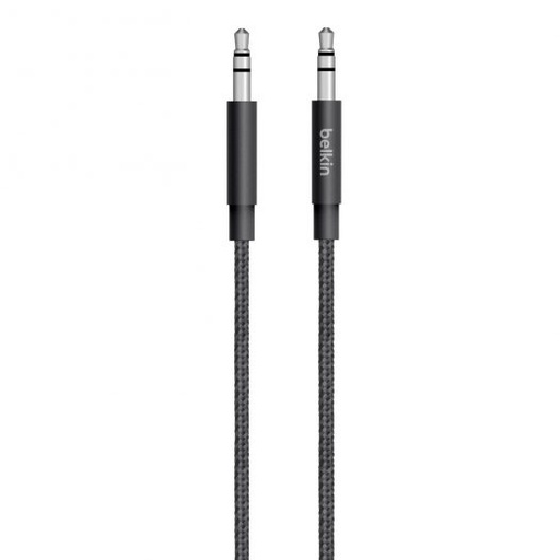 Cable Belkin Auxiliar 3.5mm de 4 Pies Negro