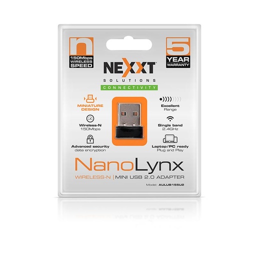 Adaptador Inalambrico NEXXT Nano Lynx USB