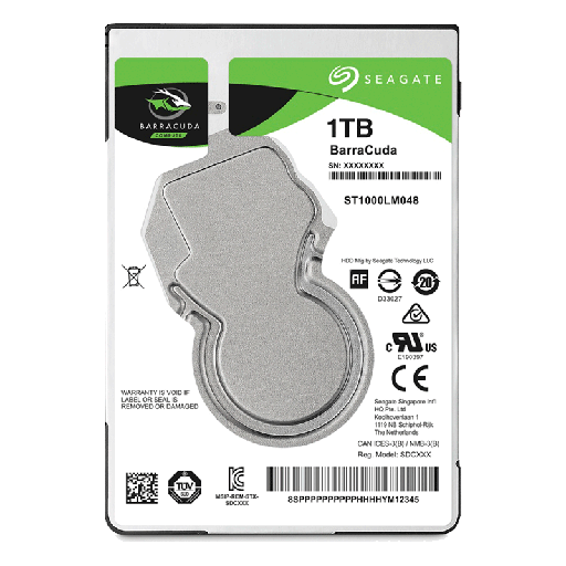 [ST1000LM048] Disco Duro 2.5" 1TB Seagate Barracuda 5400RPM