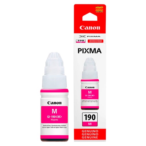 [0669C001AA] Botella de Tinta Canon GI-190M Magenta 70ml