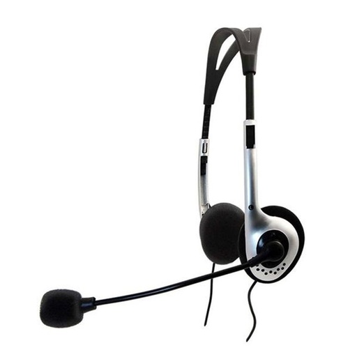 [ARG-HS-0088] Audifonos tipo Headset Argom Classic 88 3.5mm con Micrófono Negro