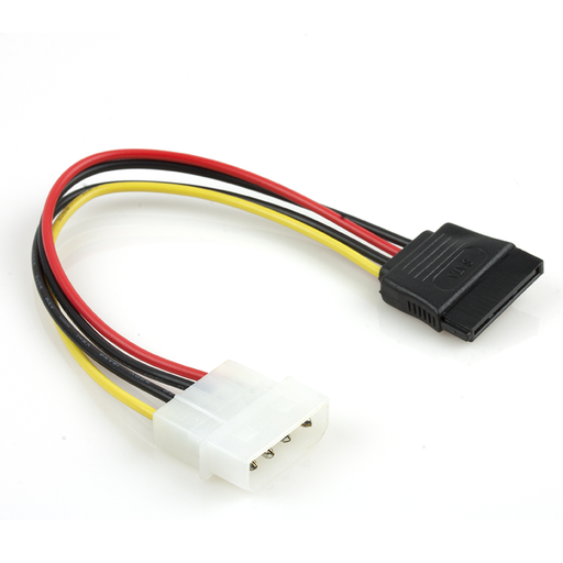 [AGI-1932] Cable de Poder Molex a SATA Agiler 15 Centímetros