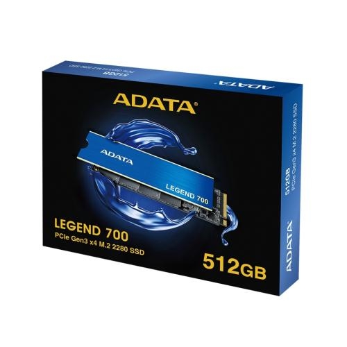 [GP-ASM2NE6500GTTD] Legend 710 Unidad de Estado Solido 512GB PCI Express 3.0 M.2 2280