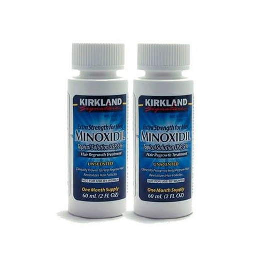 Minoxidil Kirkland 60ml 2 meses tratamiento