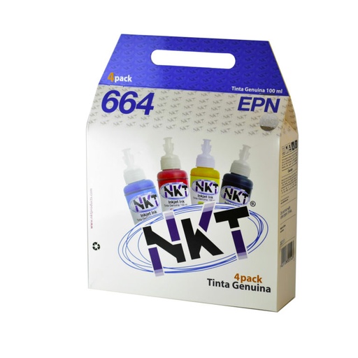[NKT-KIT- EPSON] Kit de tinta Epson Series L 4 colores 664