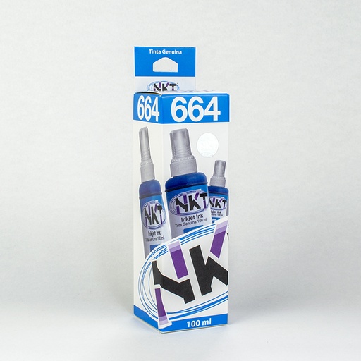[NKT-CL3-100ML EPS] Tinta NKT Color Cyan 100 ml Epson series L 664 individual