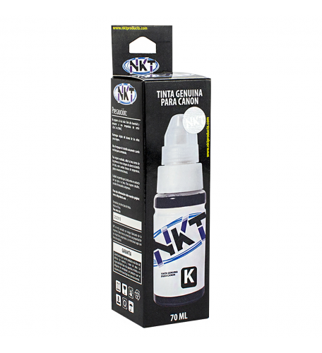 [NKT-BL1-70ML CAN] Tinta NKT Color Negra 70 ml Canon series G 